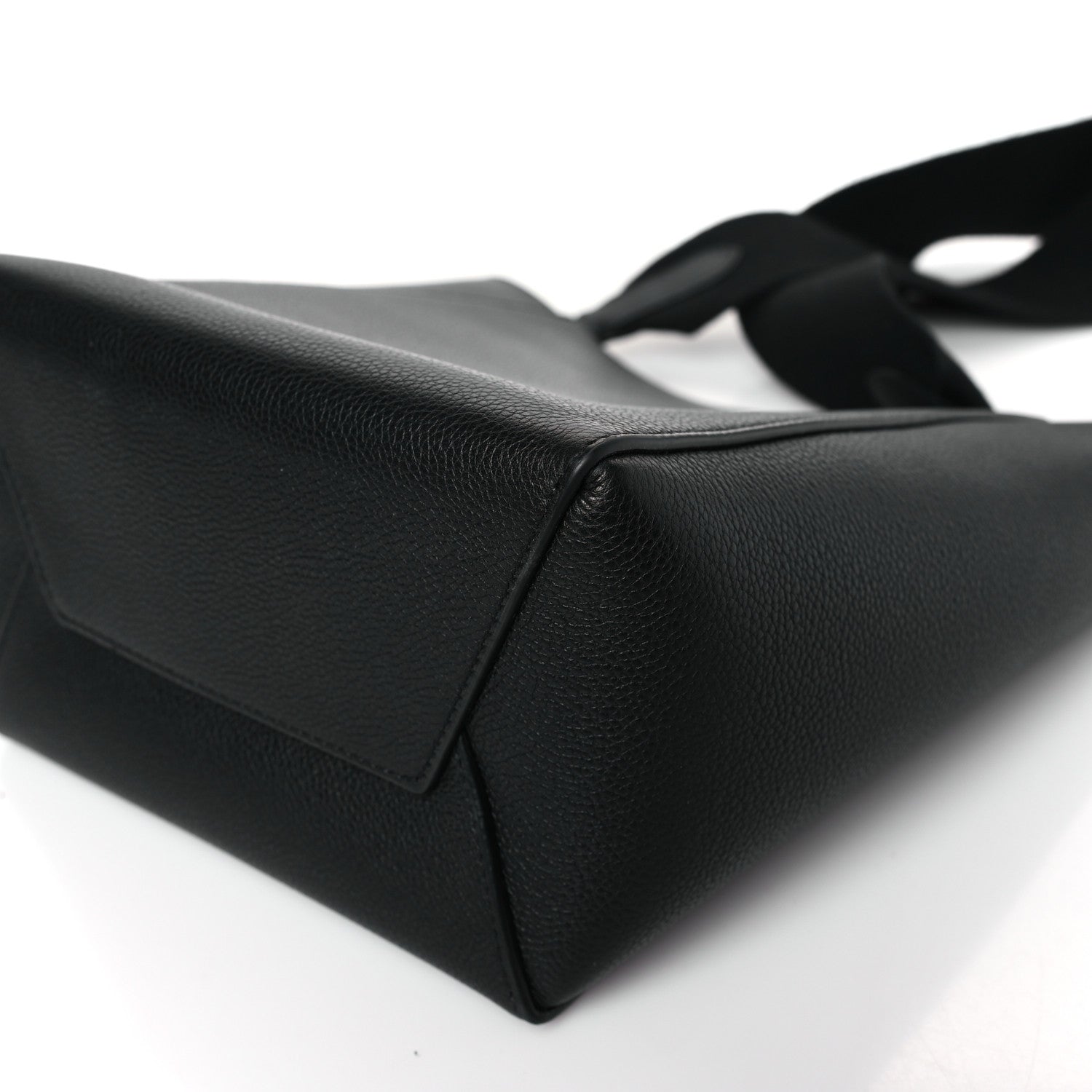 Celine Soft Grained Calfskin Small Sangle Bucket Bag Black 9 of 9
