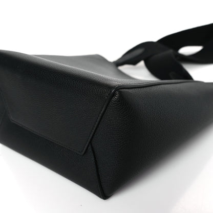 Celine Soft Grained Calfskin Small Sangle Bucket Bag Black 9 of 9
