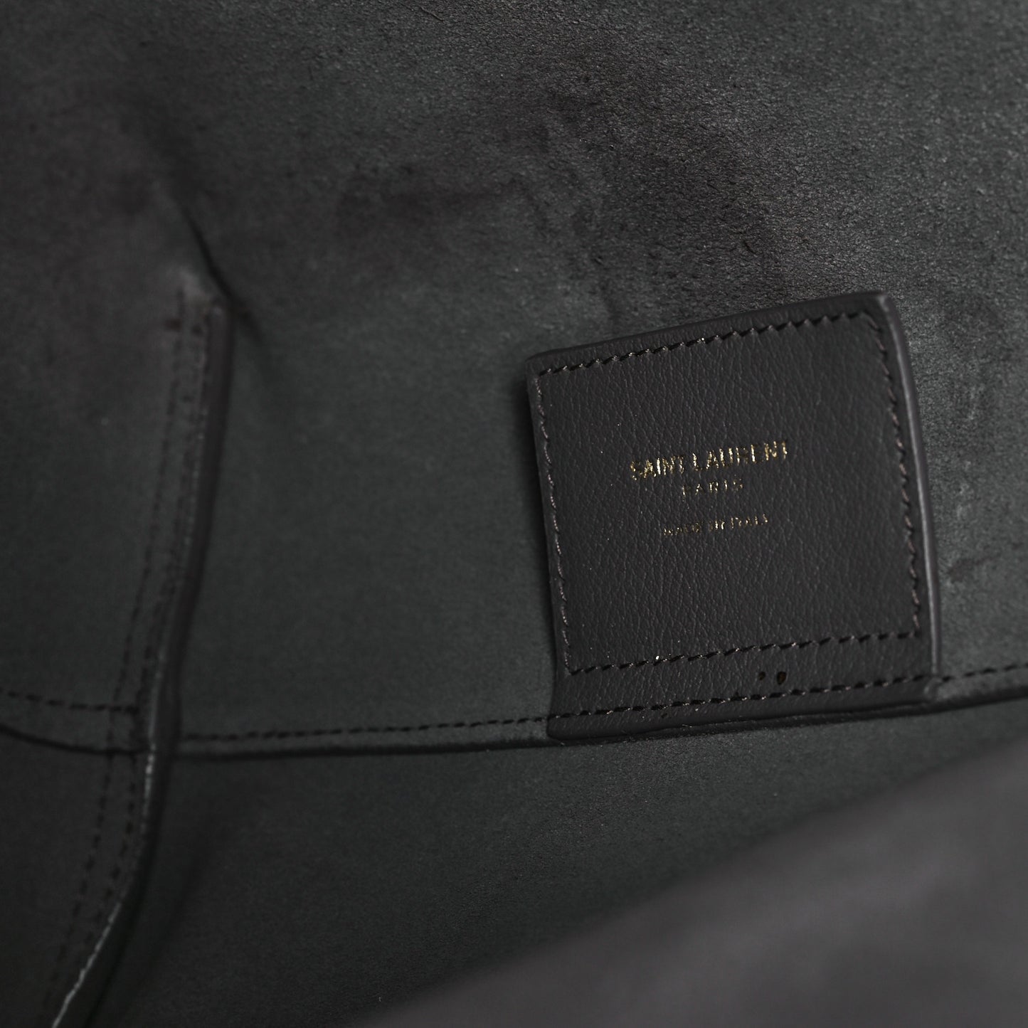 Calfskin Large Shopping Tote Fog