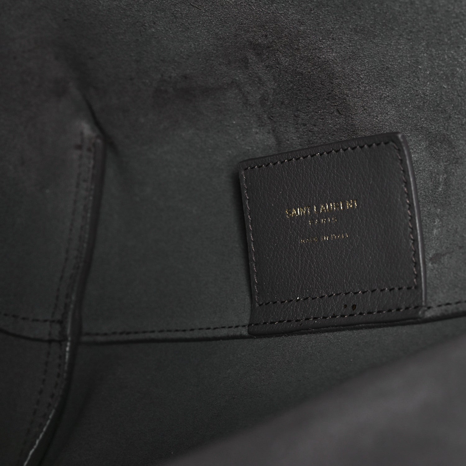Saint Laurent Calfskin Large Shopping Tote Fog 7 of 14