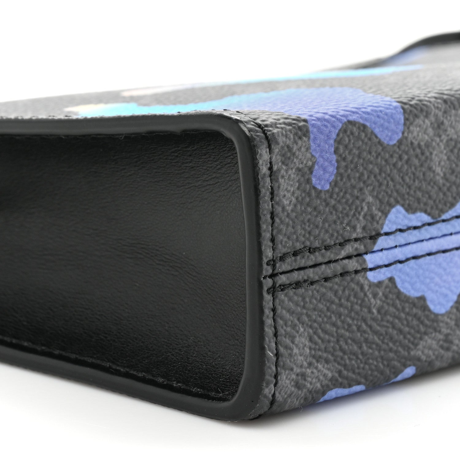Louis Vuitton Monogram Eclipse Sunrise Room With A View Gaston Wearable Wallet Blue Purple 11 of 13