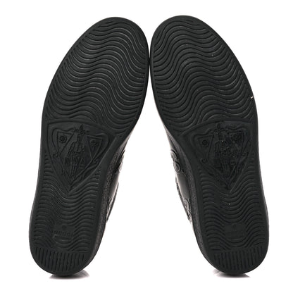Gucci Calfskin GG Tennis Embossed Mens Ace Sneakers 9 Black 5 of 9