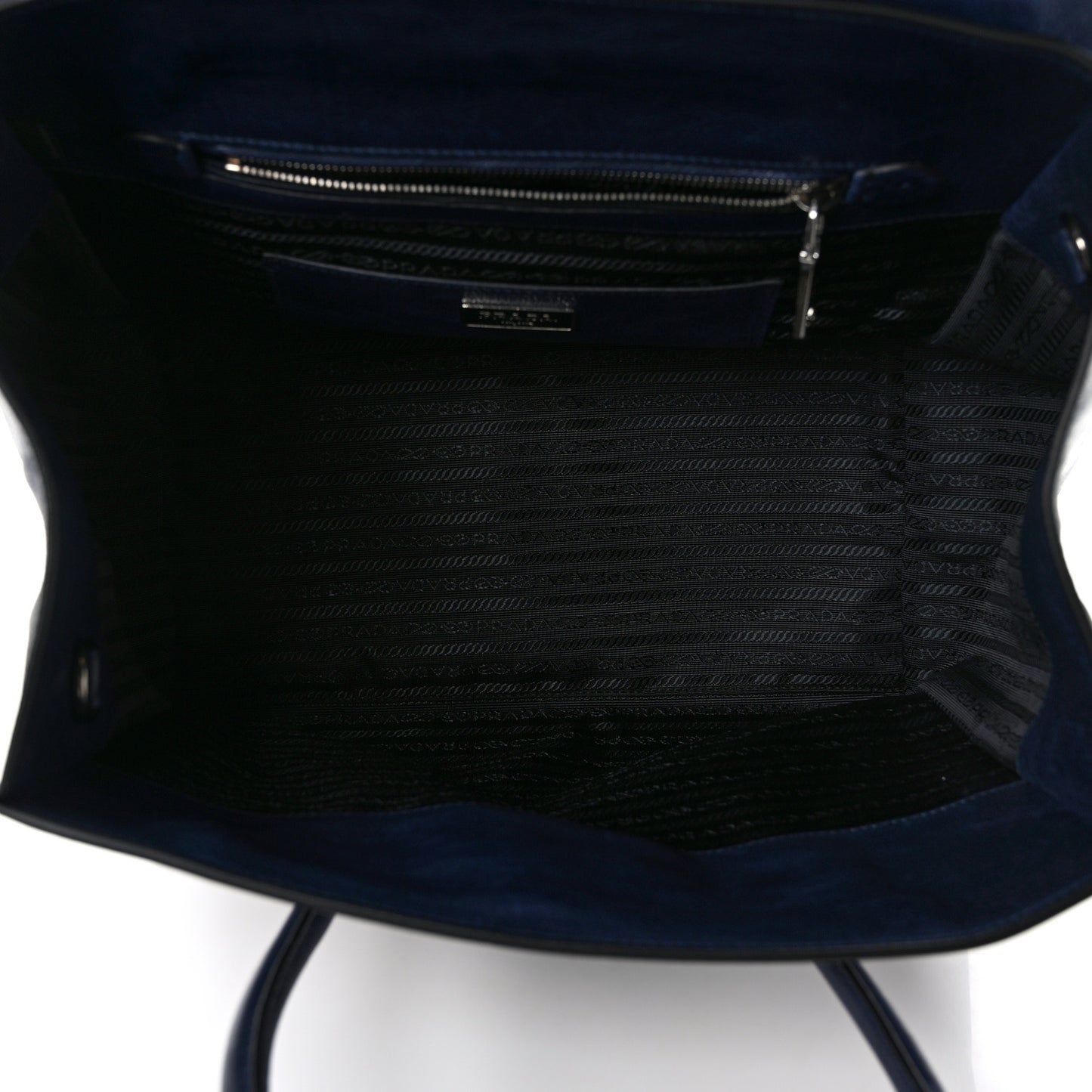 Glace Calf Large Twin Pocket Tote Baltico