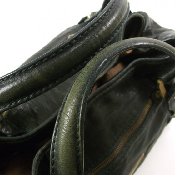 Jimmy Choo Leather Suede Mahala Green 6 of 10