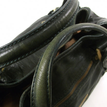 Jimmy Choo Leather Suede Mahala Green 6 of 10