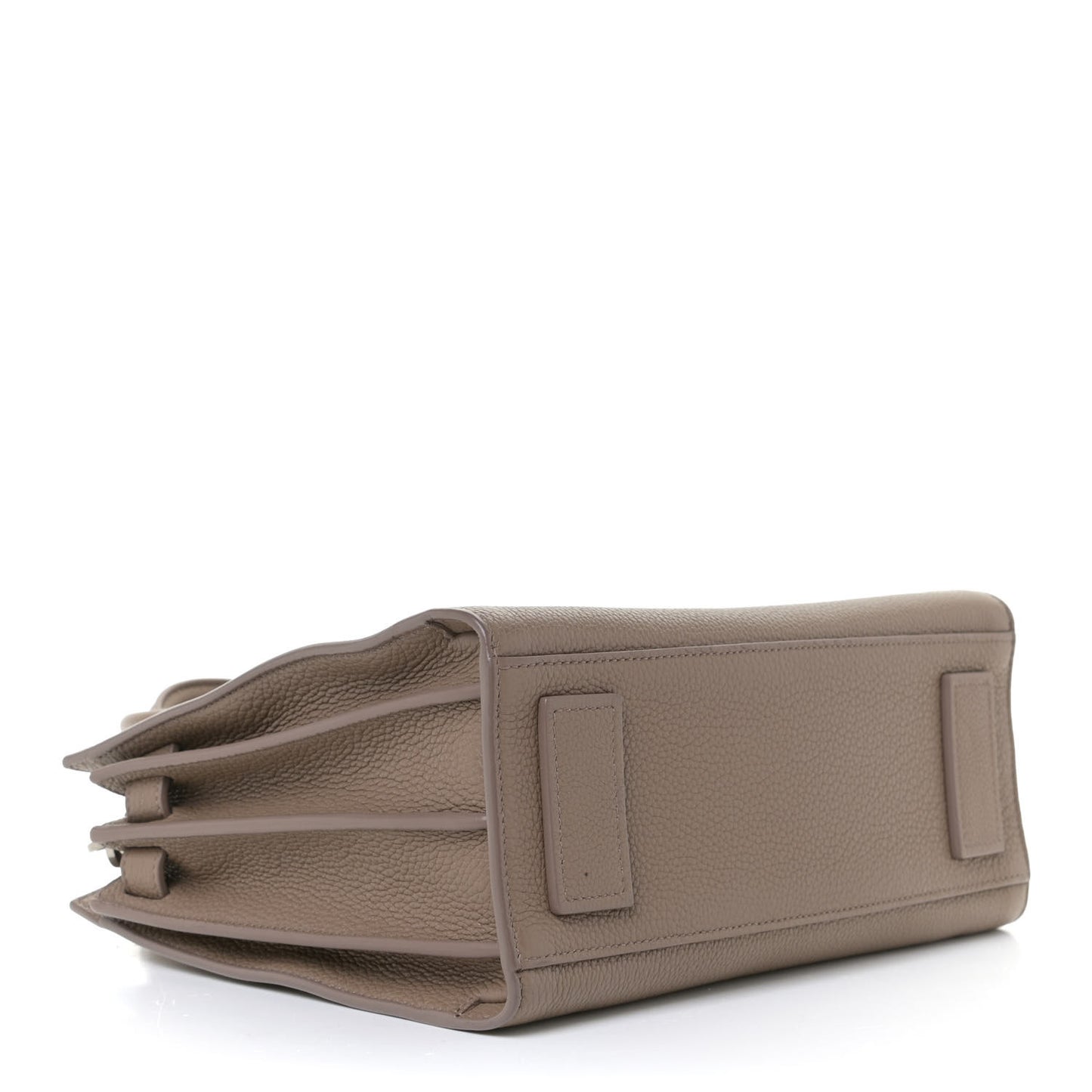 Grained Calfskin Baby Sac De Jour Souple Taupe