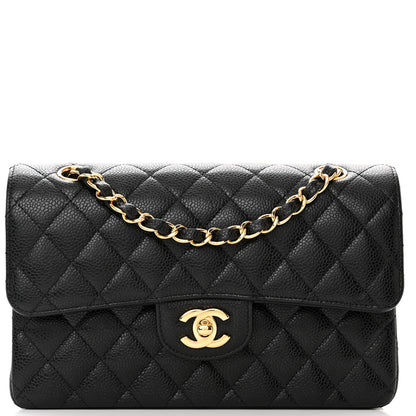 Chanel Caviar Quilted Small Double Flap Black 8 of 11