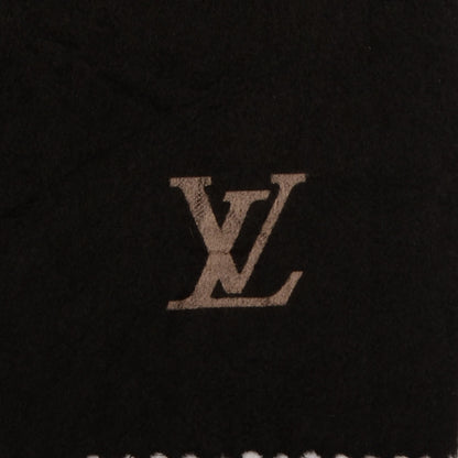 Louis Vuitton Cashmere Jhelam Muffler Scarf Black 3 of 4