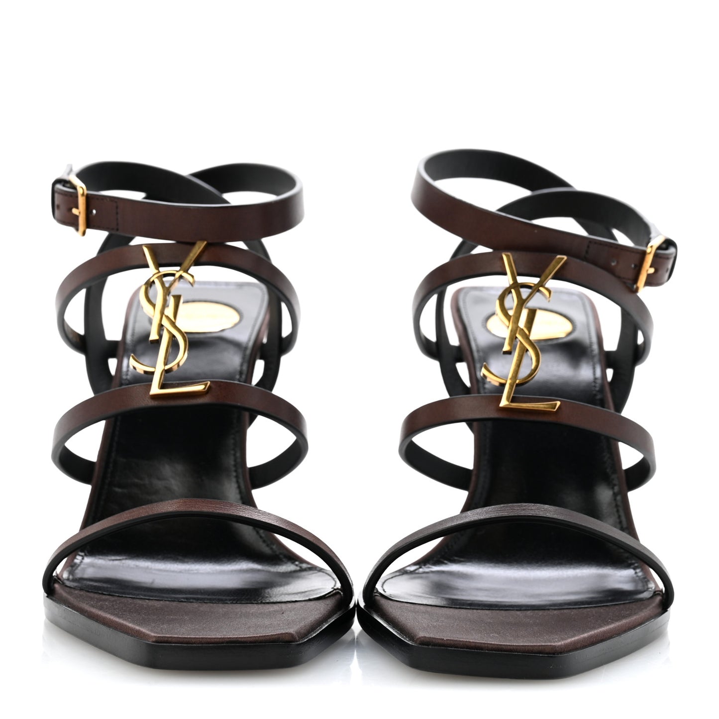 Calfskin Cassandra 90 Wedges 37.5 Ultra Dark Brown