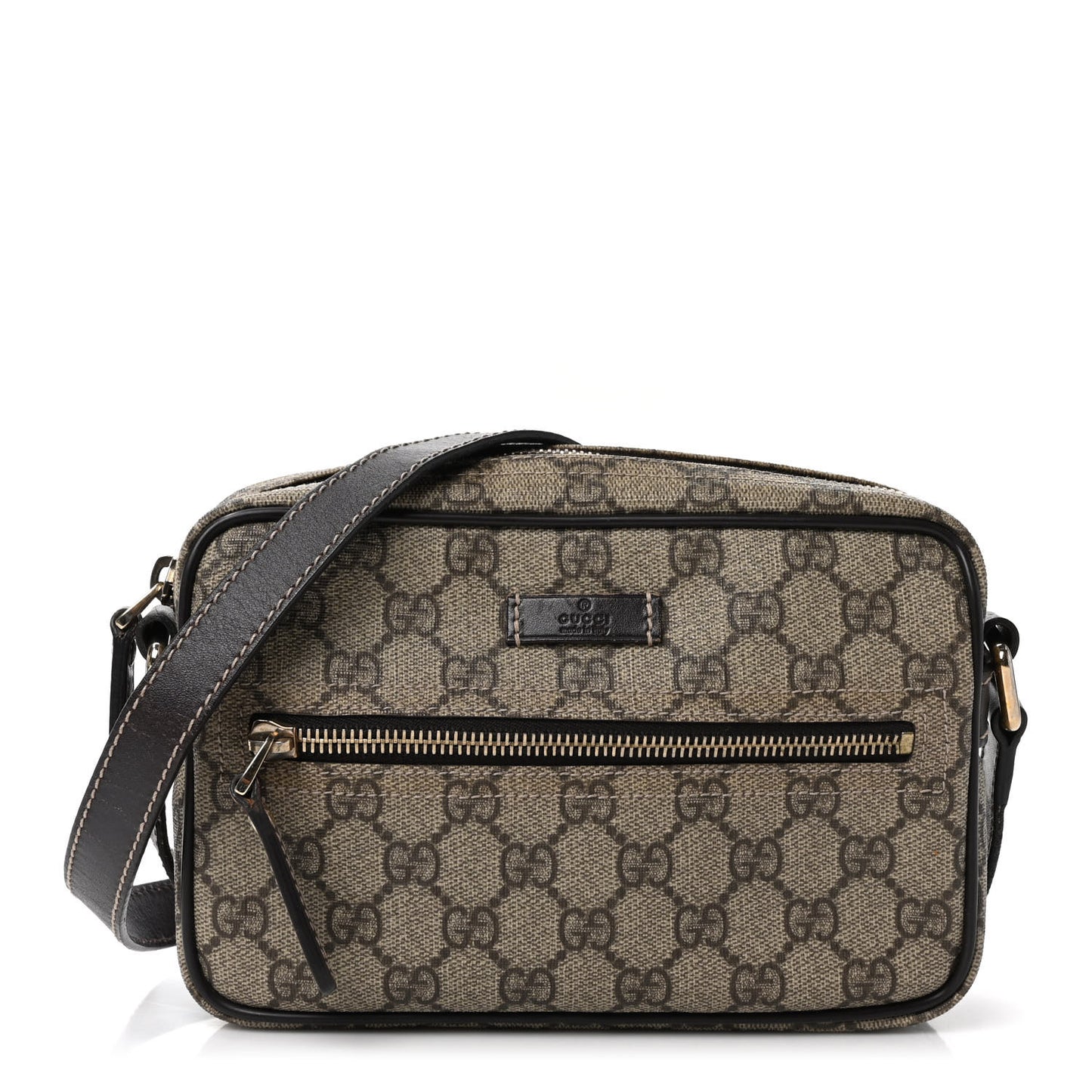 GG Plus Monogram Small Shoulder Bag Dark Brown