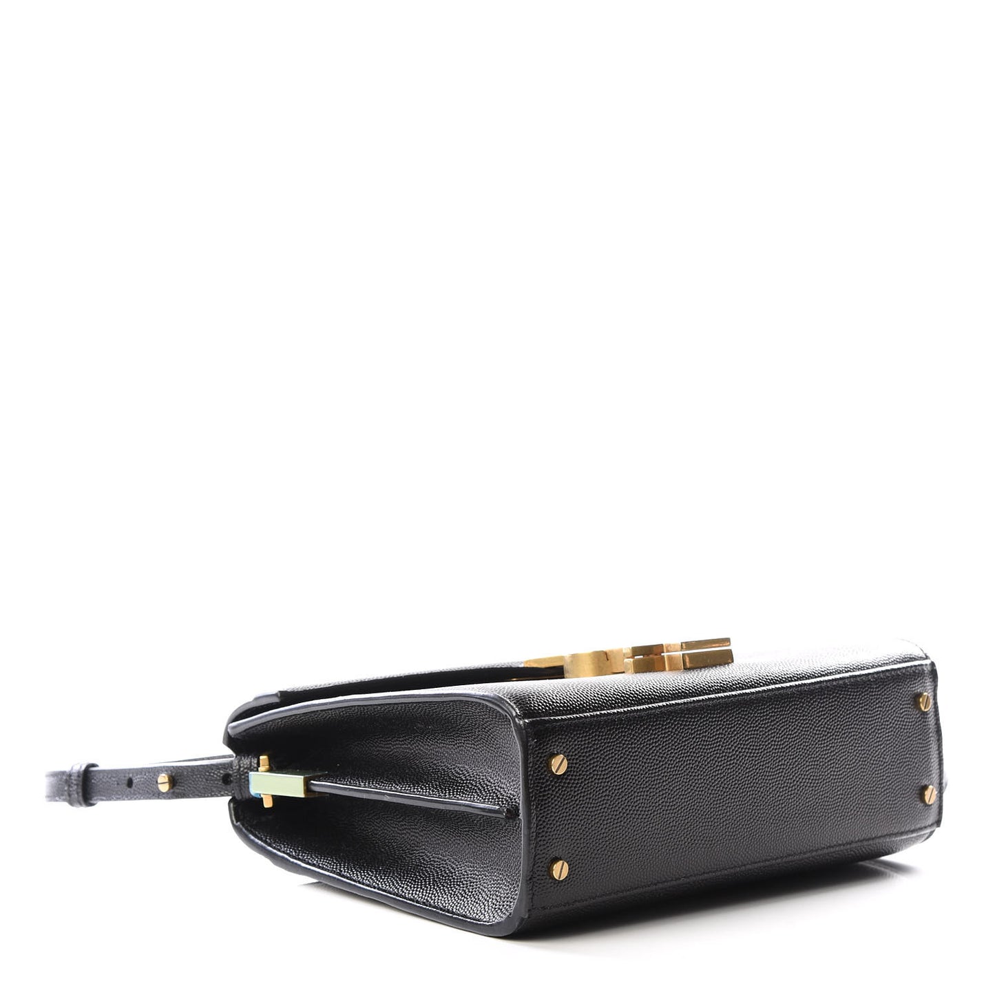 Grain de Poudre Mini Classic Monogram Cassandra Top Handle Black Rouge Legion
