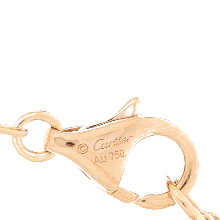 Cartier 18K Pink Gold Pink Sapphire D'Amour Pendant Necklace 5 of 7