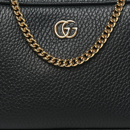 Gucci Dollar Calfskin Super Mini GG Marmont Chain Shoulder Bag Black 8 of 10