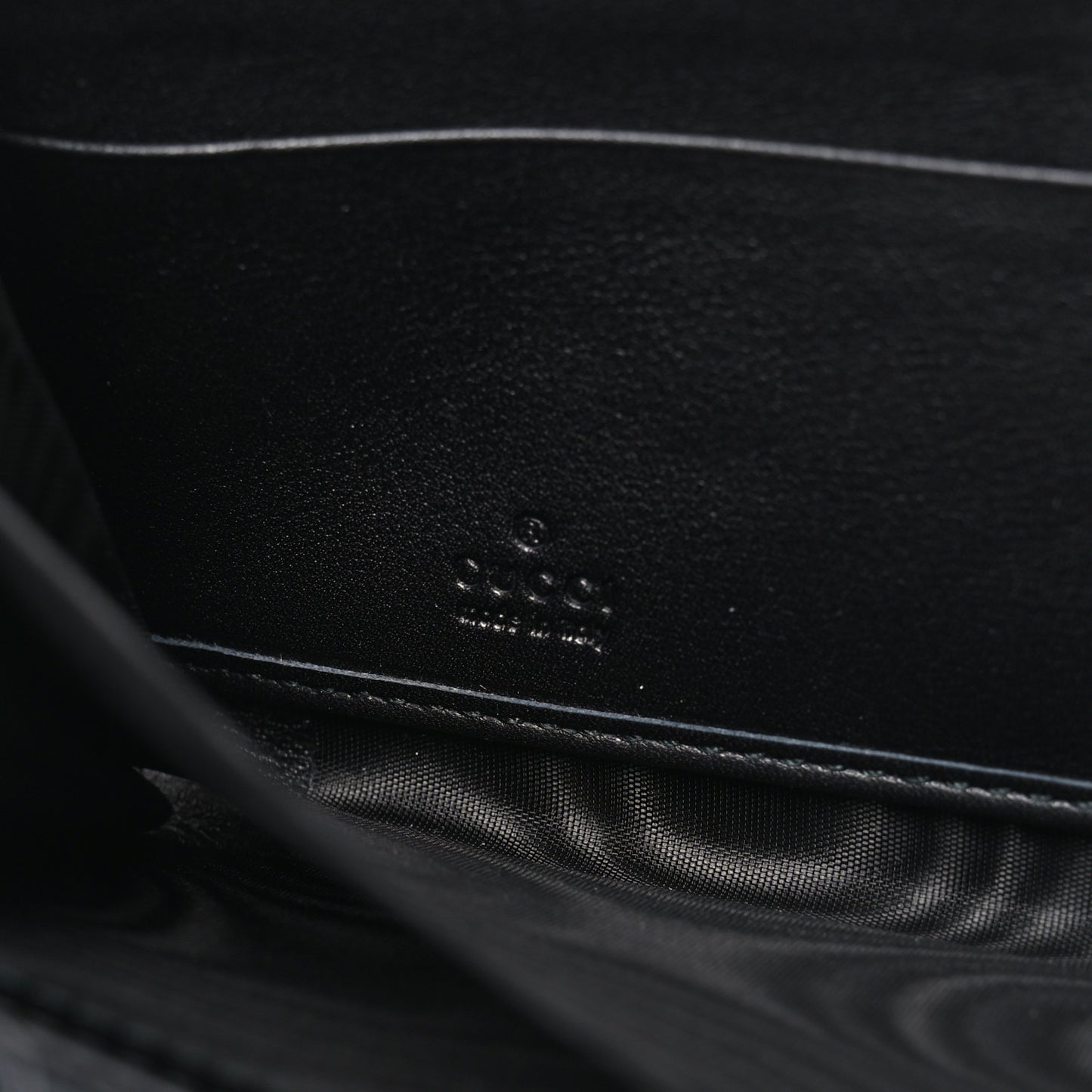 Guccissima Signature Sukey Zip Around Wallet Black
