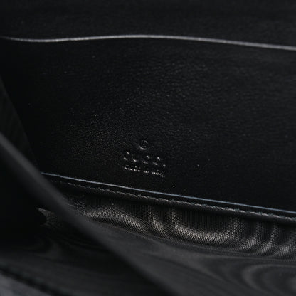 Gucci Guccissima Signature Sukey Zip Around Wallet Black 6 of 8