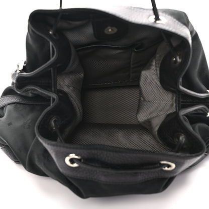 MCM Nylon Monogram Bucket Black 5 of 10