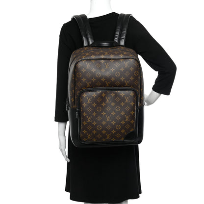 Louis Vuitton Monogram Macassar Dean Backpack 2 of 10