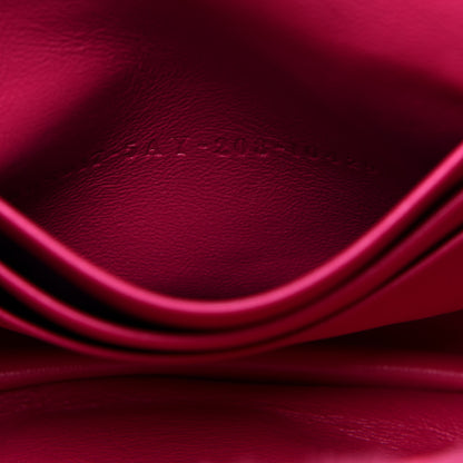 Fendi Shearling Shiny Nappa Mini Baguette Rosa Fluo 8 of 11