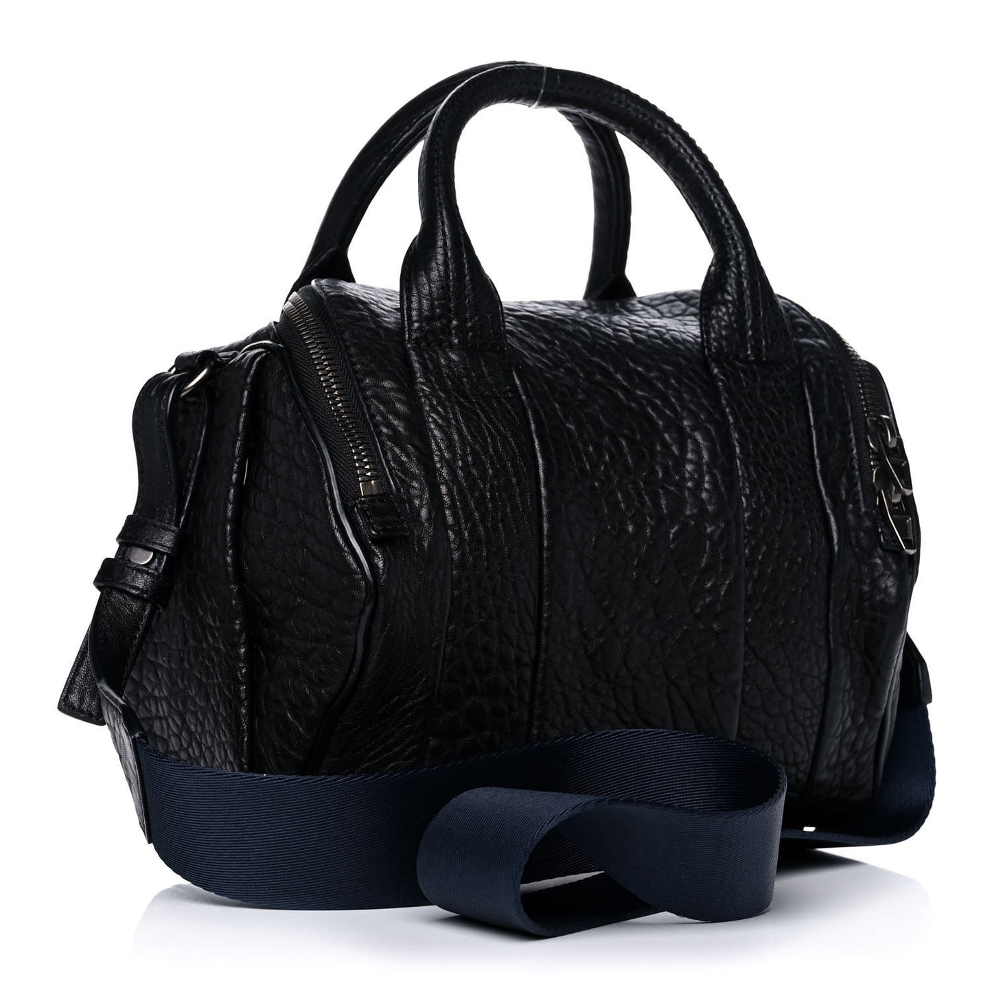 Pebbled Lambskin Mini Rockie Rhodium Hardware