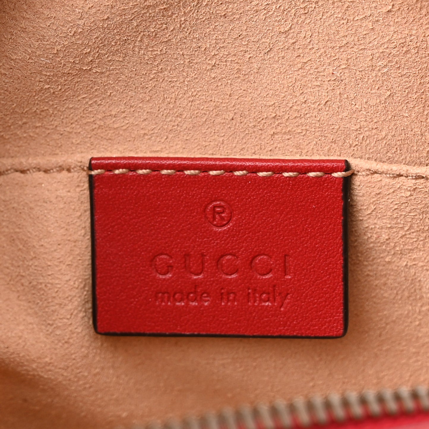 Calfskin Matelasse GG Marmont Belt Bag 85 34 Hibiscus Red