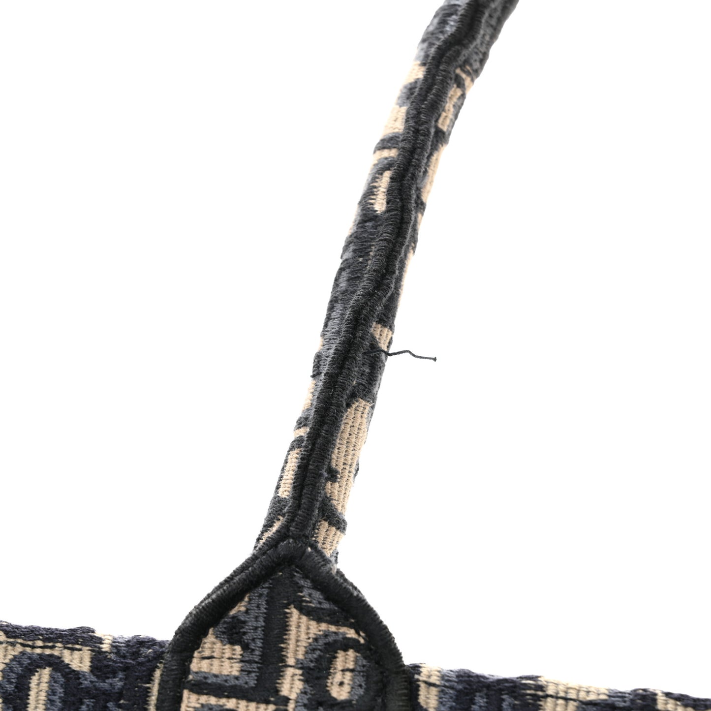 Oblique Large Book Tote Blue Multicolor
