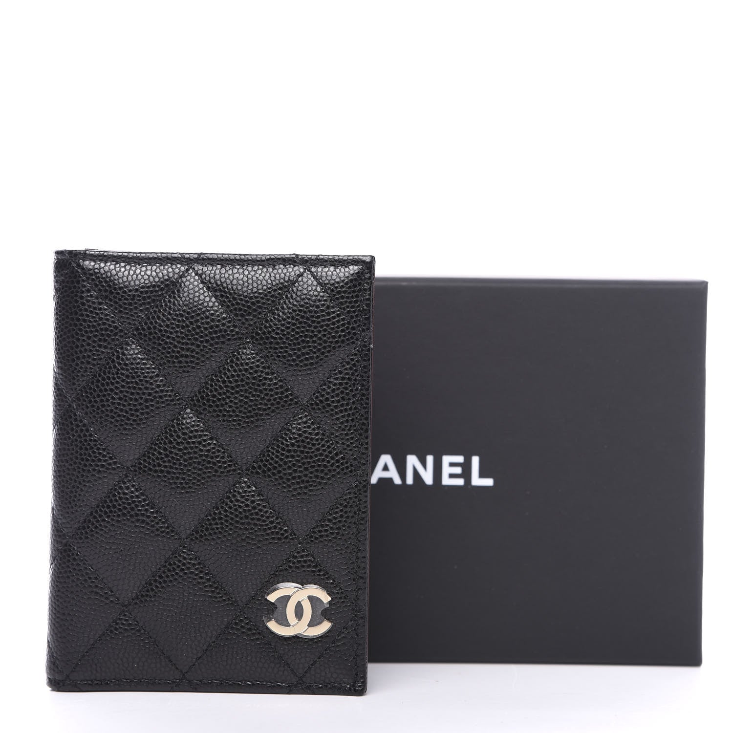 Chanel Caviar Quilted Card Holder Wallet Black 7 of 7