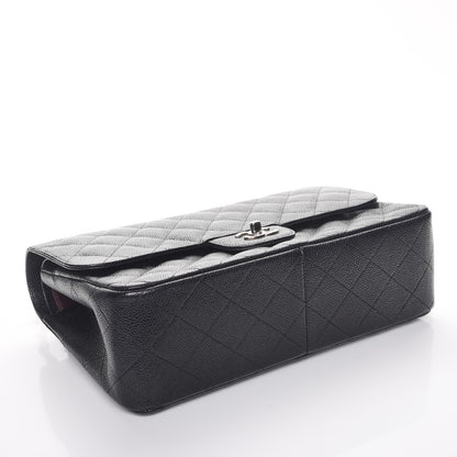 Chanel Caviar Quilted Jumbo Double Flap Black 4 of 9