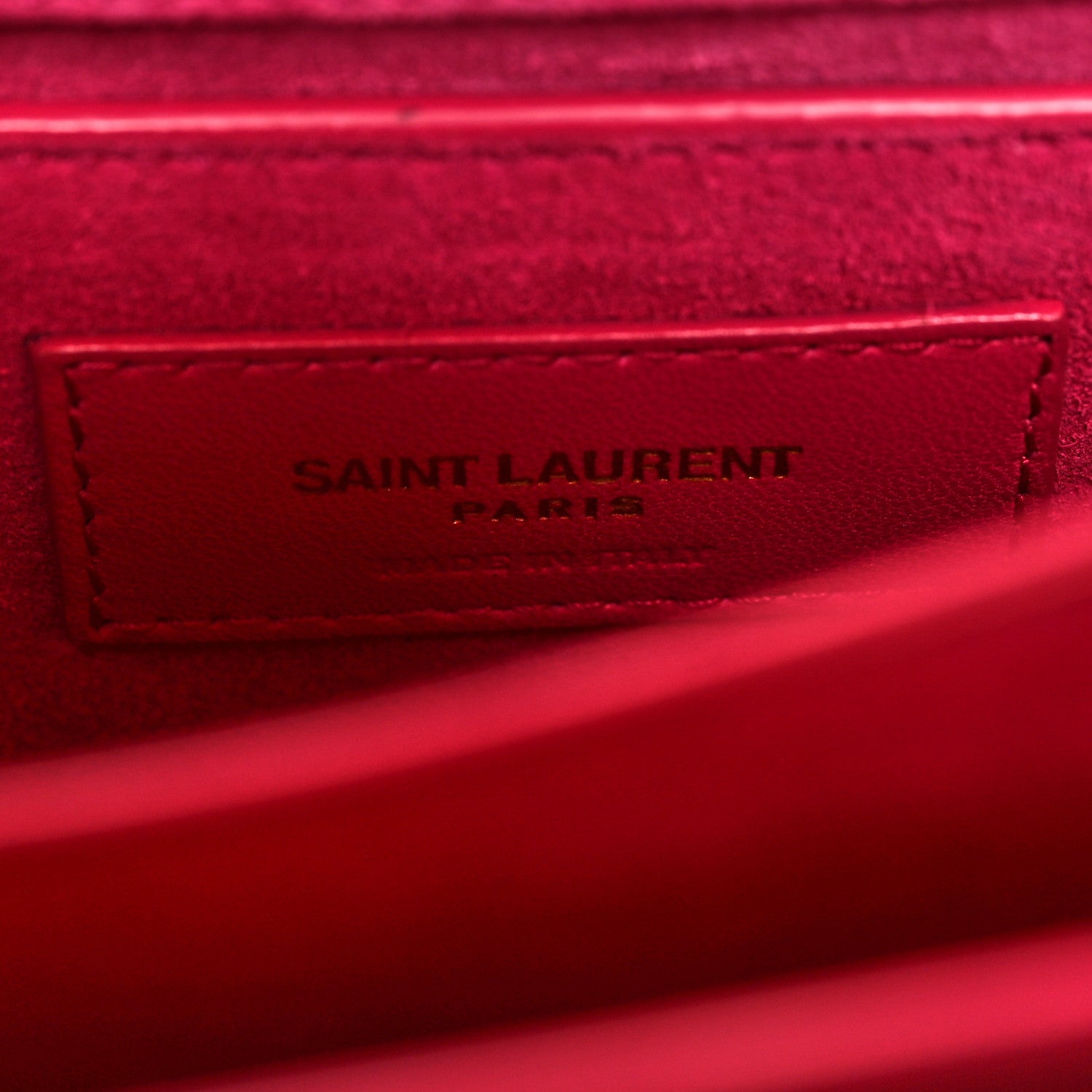 Saint Laurent Patent Small Monogram Sunset Bubblegum 6 of 9