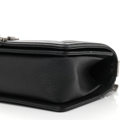 Chanel Caviar Quilted Medium Boy Flap Black 11 of 15