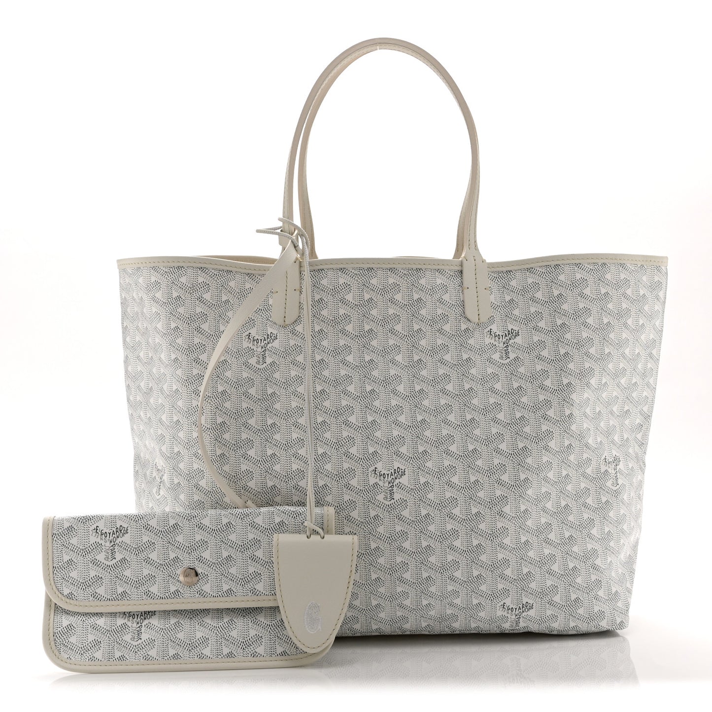 Goyardine Saint Louis PM White