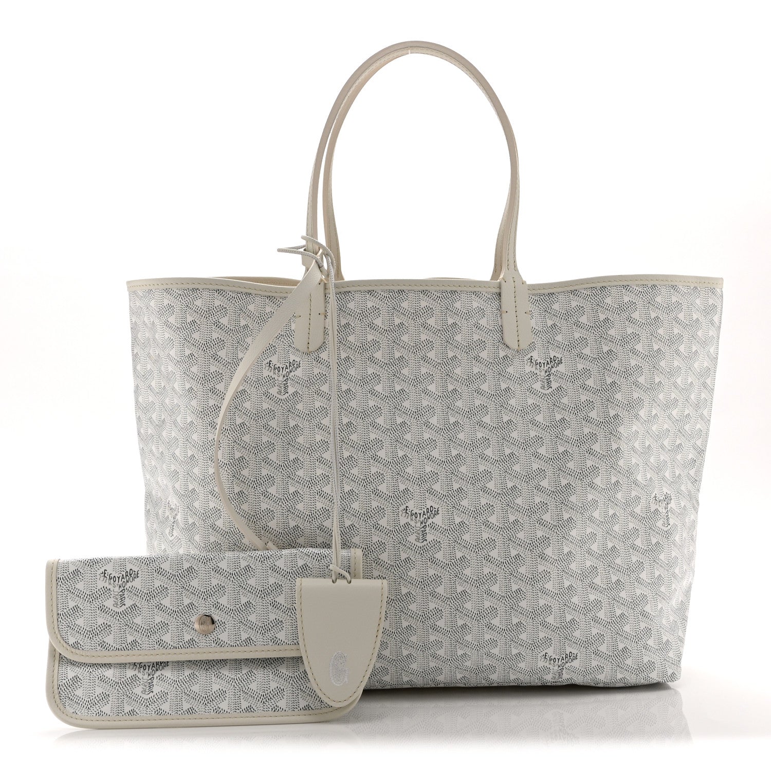 Goyard Goyardine Saint Louis PM White 3 of 11