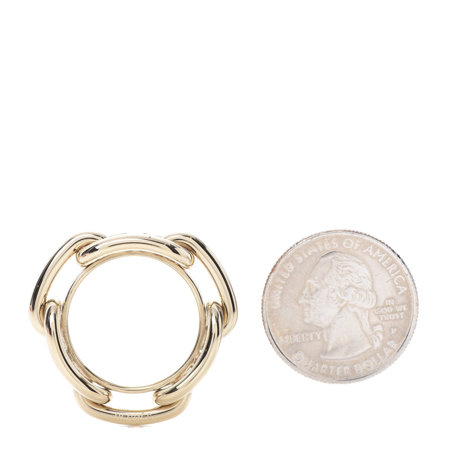 Hermes Permabrass Regate Scarf Ring 3 of 6
