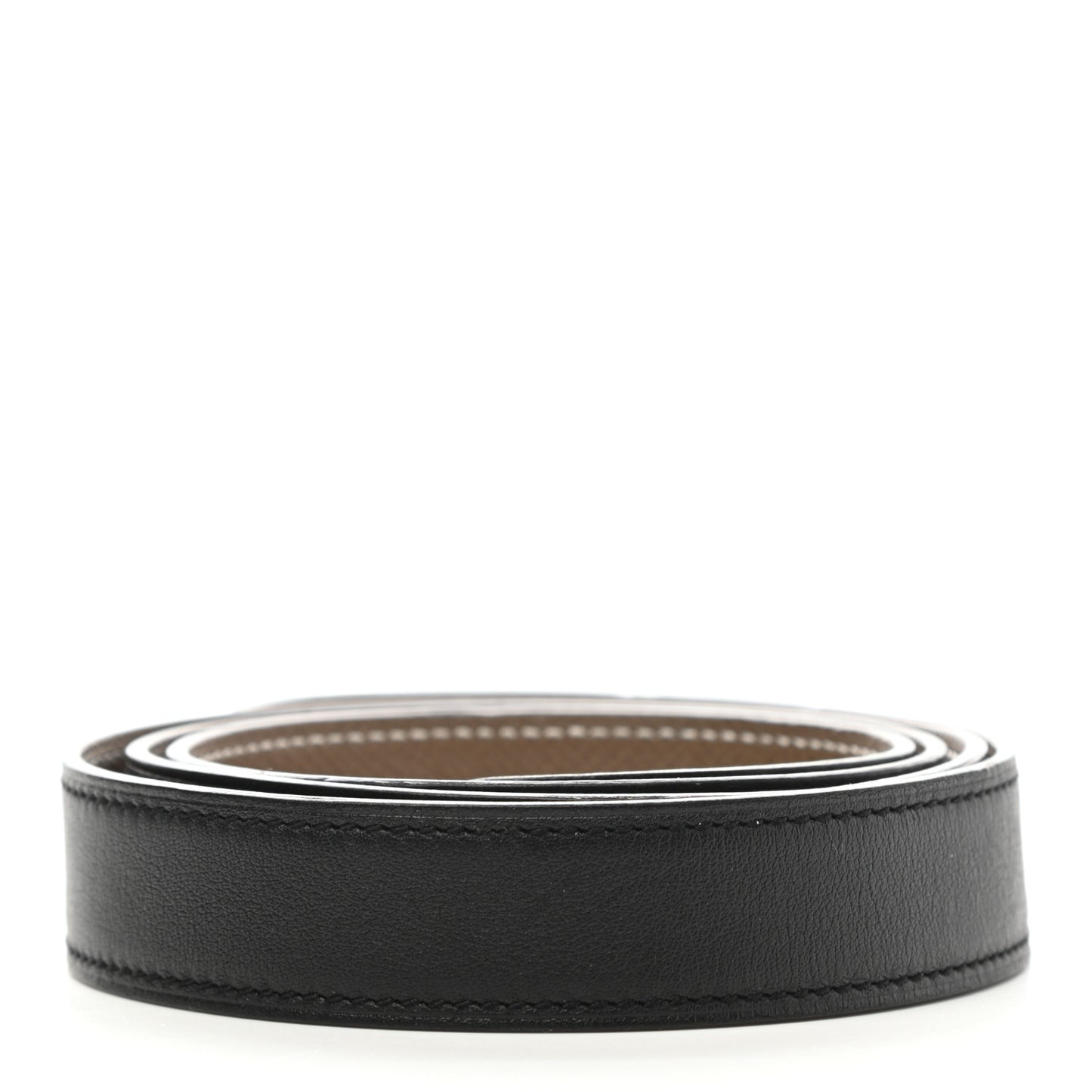 Swift Epsom 24mm Belt Strap 95 Black Etoupe
