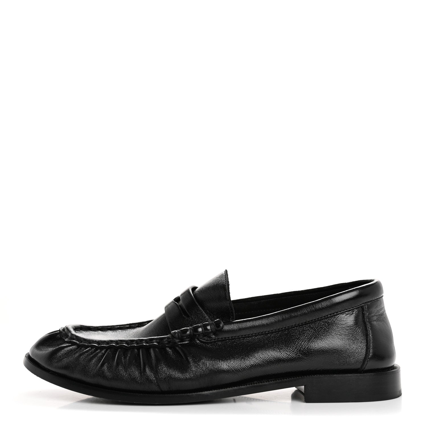 Saint Laurent Nappa Sugar Le Loafer 15 Penny Slippers 40.5 Black 1 of 10