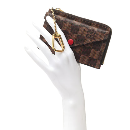 Louis Vuitton Damier Ebene Recto Verso Card Holder Red 2 of 6