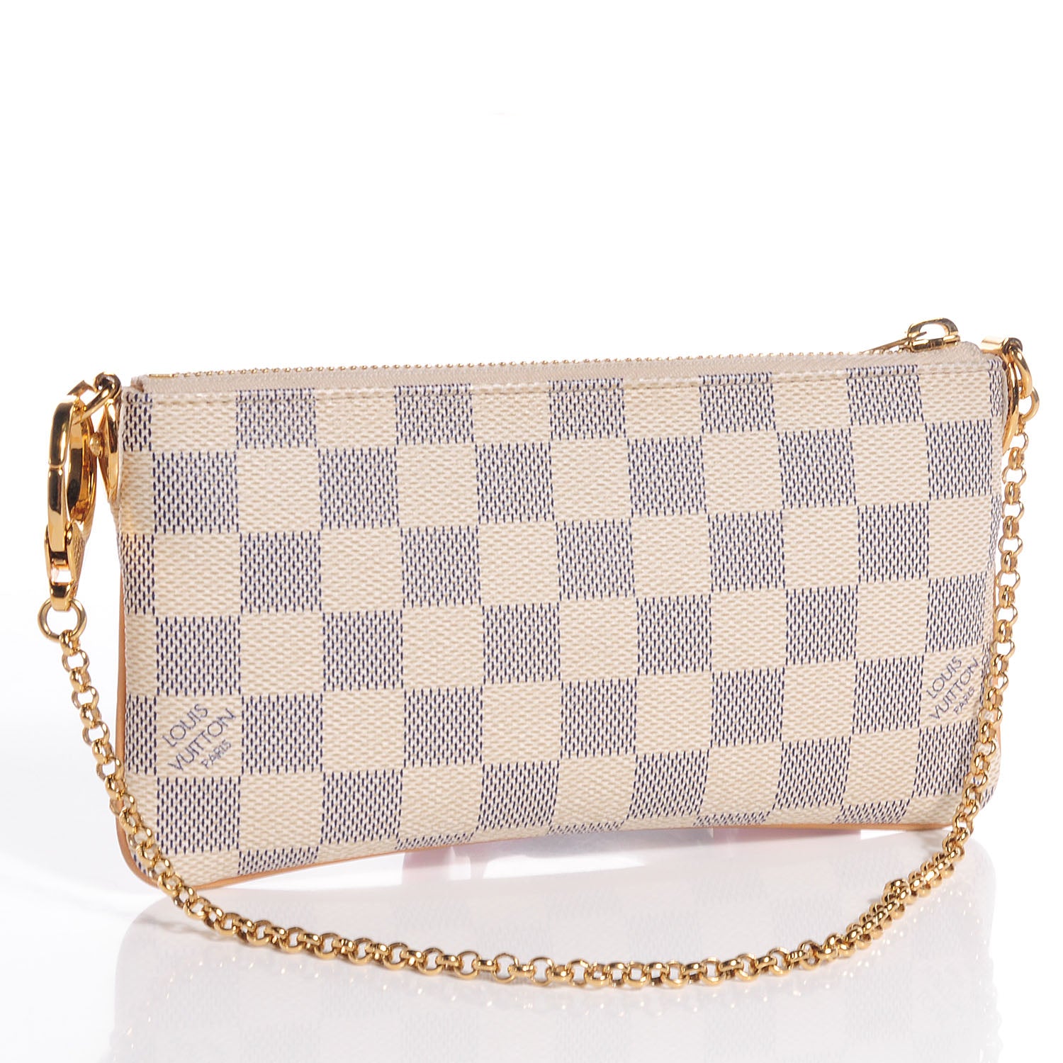 Louis Vuitton Damier Azur Pochette Milla MM 3 of 8