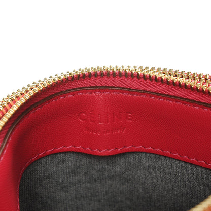 Celine Lambskin Small Trio Crossbody Bag Fuchsia 6 of 7