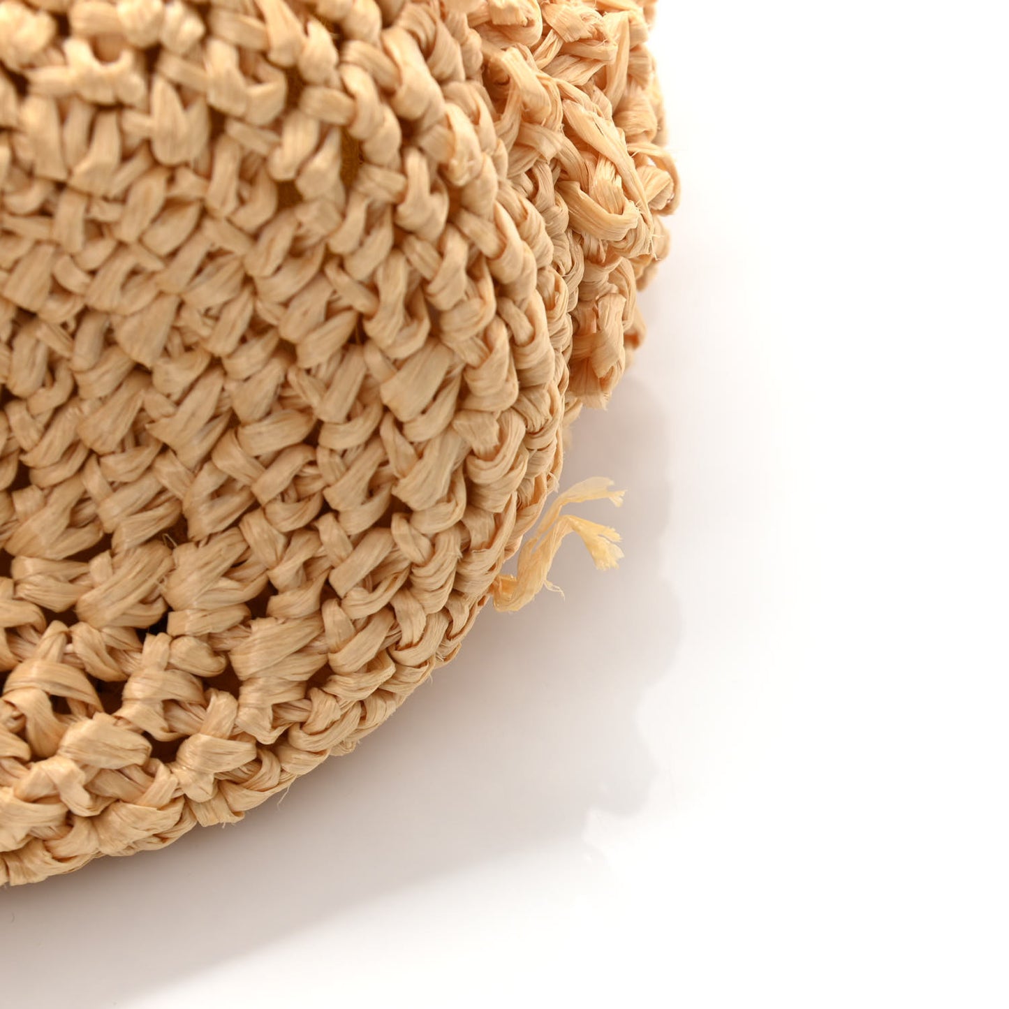 Raffia Calfskin Tote