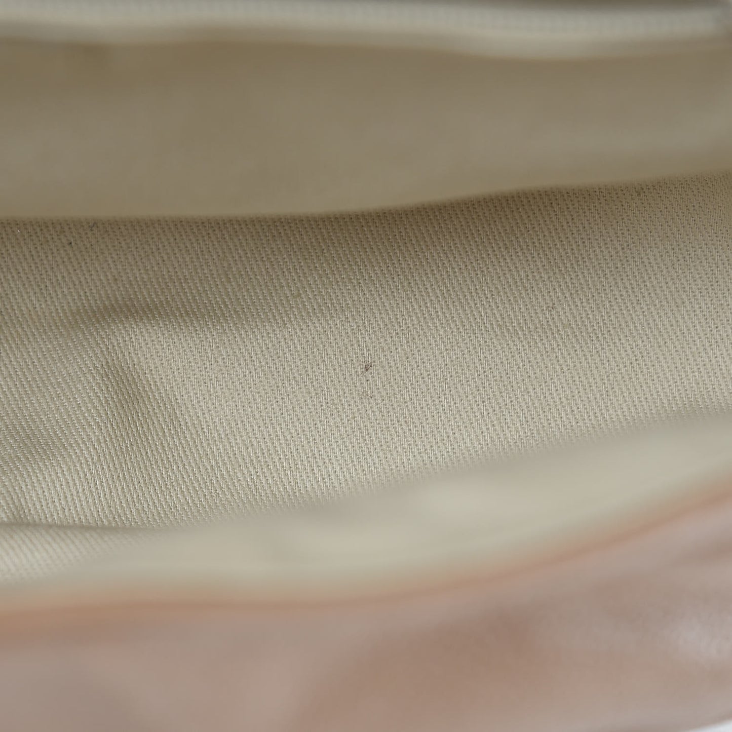 Caviar Large Half Moon Flap Dark Beige