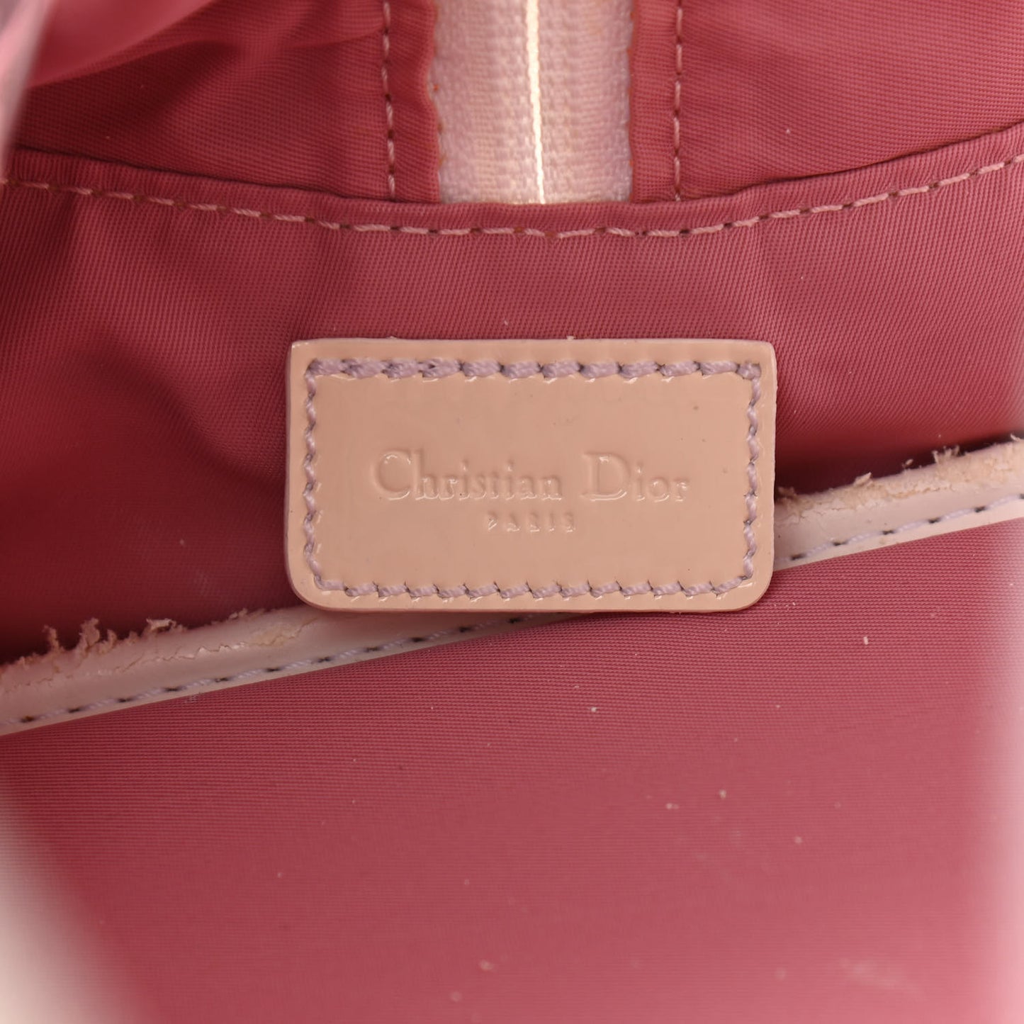 Monogram PVC Bowler Pink