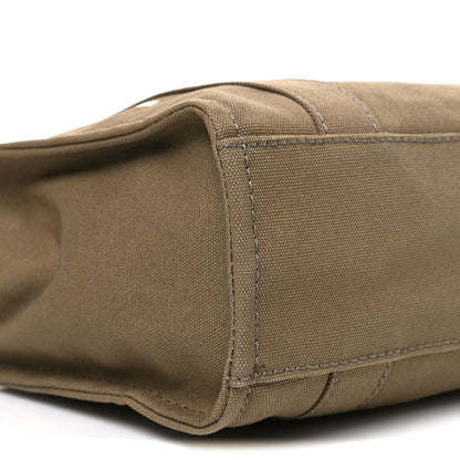Marc Jacobs Cotton Canvas Small The Traveler Tote Bag Slate Green 9 of 10