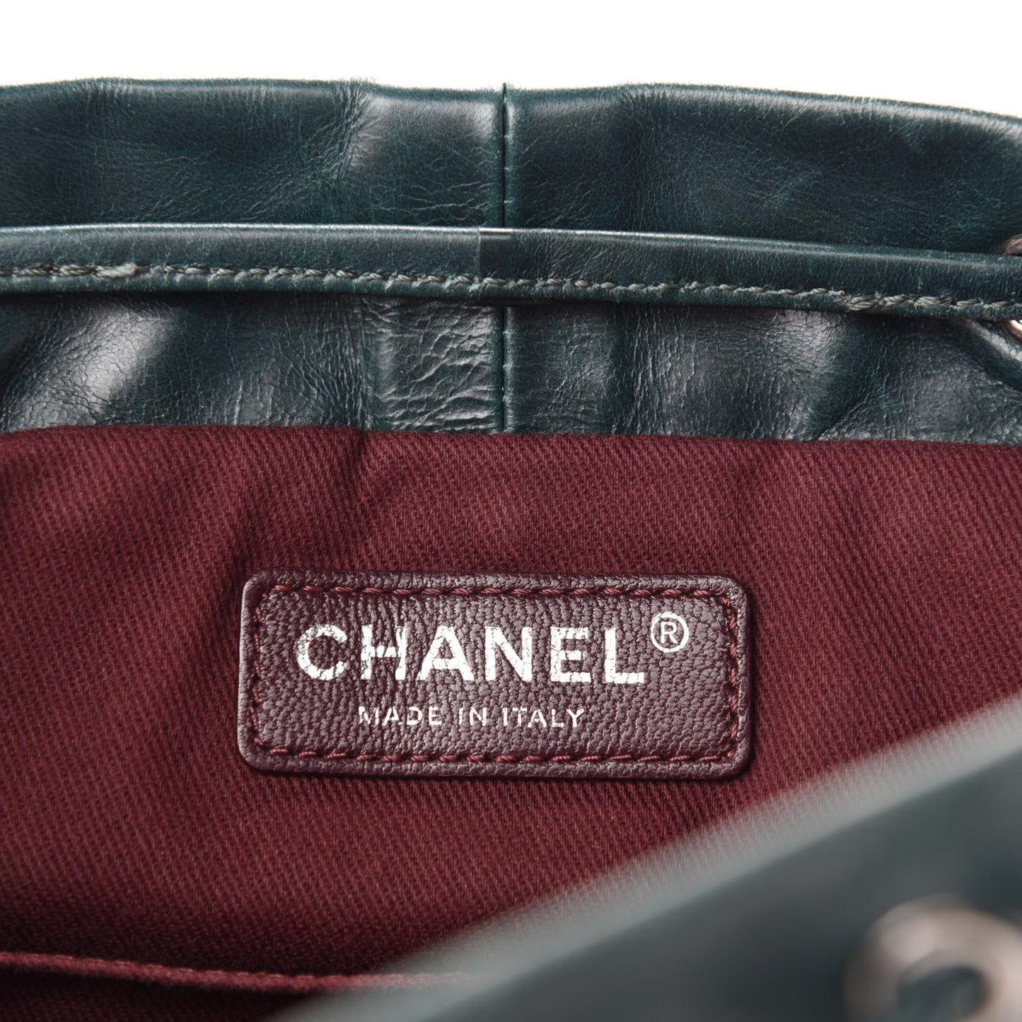 Calfskin Quilted Large Salzburg Mountain Backpack Dark Green