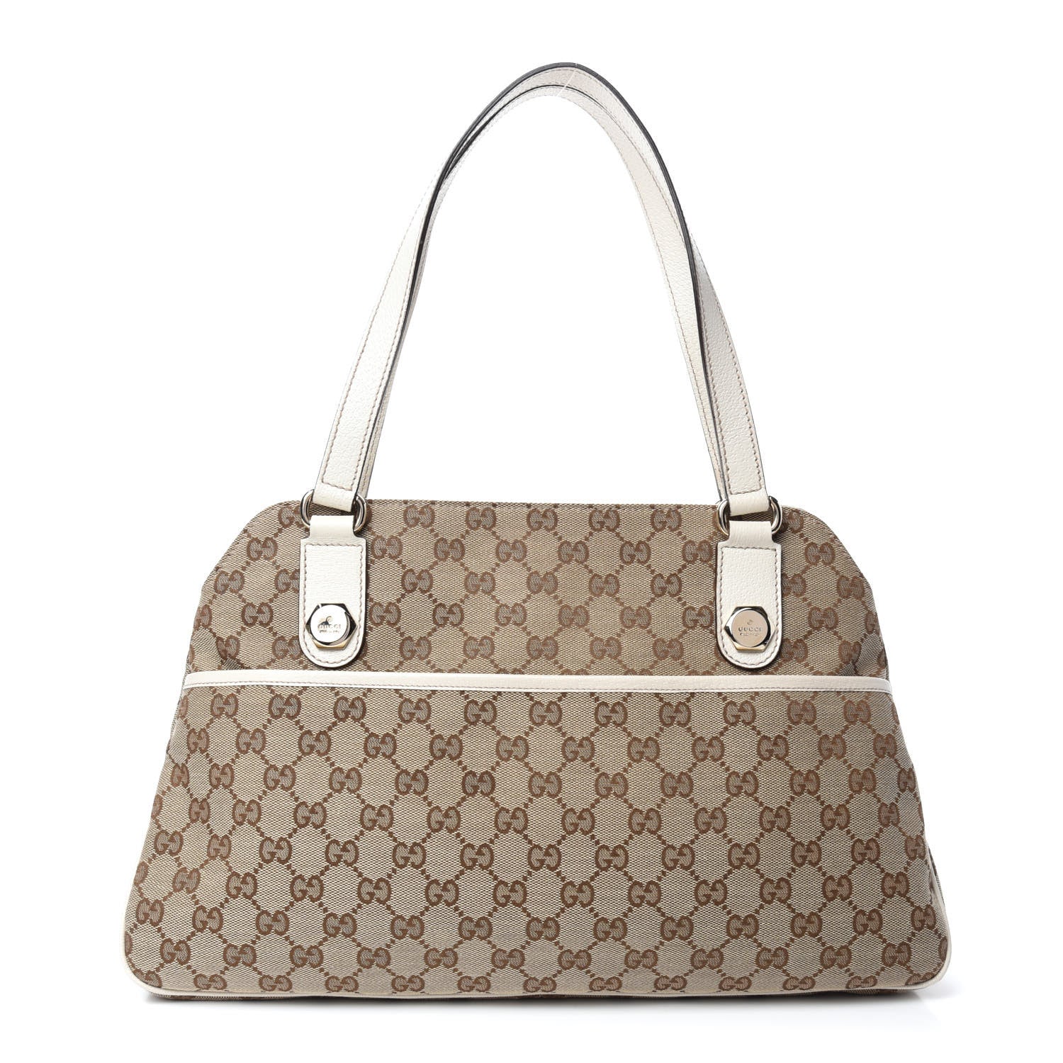 Gucci Monogram Medium Charmy Shoulder Bag Off White 1 of 10