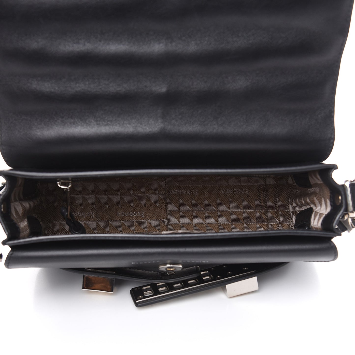 Lambskin Quilted Mini PS11 Classic Shoulder Bag Black