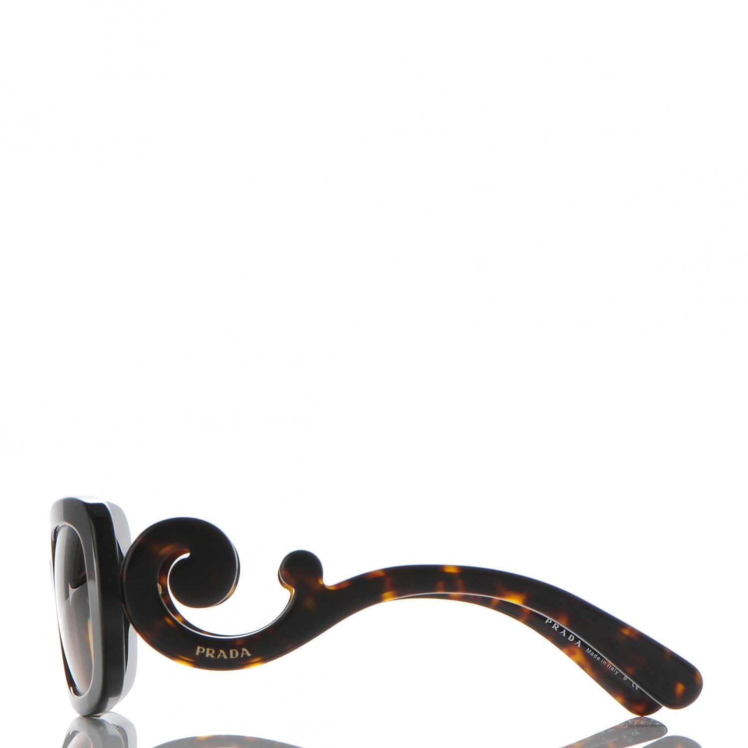 Prada Acetate Baroque Sunglasses SPR 27O Tortoise 3 of 7