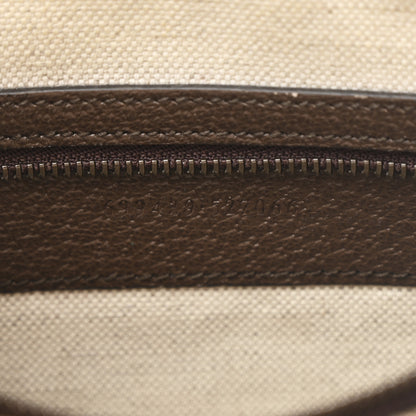 Gucci GG Supreme Monogram Textured Dollar Calfskin Web Ophidia Small Crossbody Bag Beige Ebony New Acero 7 of 10