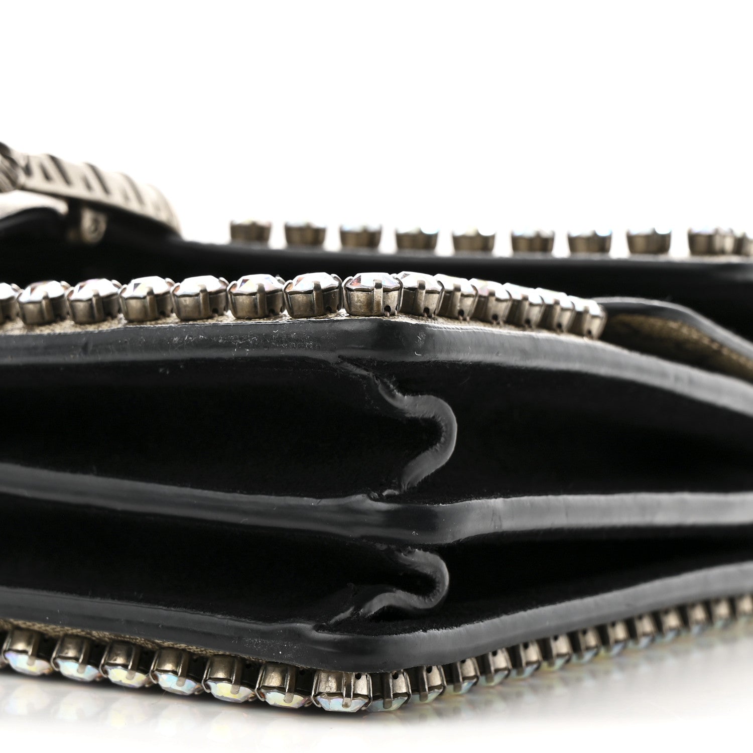 Gucci GG Supreme Monogram Crystal Small Dionysus Shoulder Bag Black 11 of 12