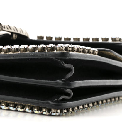 Gucci GG Supreme Monogram Crystal Small Dionysus Shoulder Bag Black 11 of 12