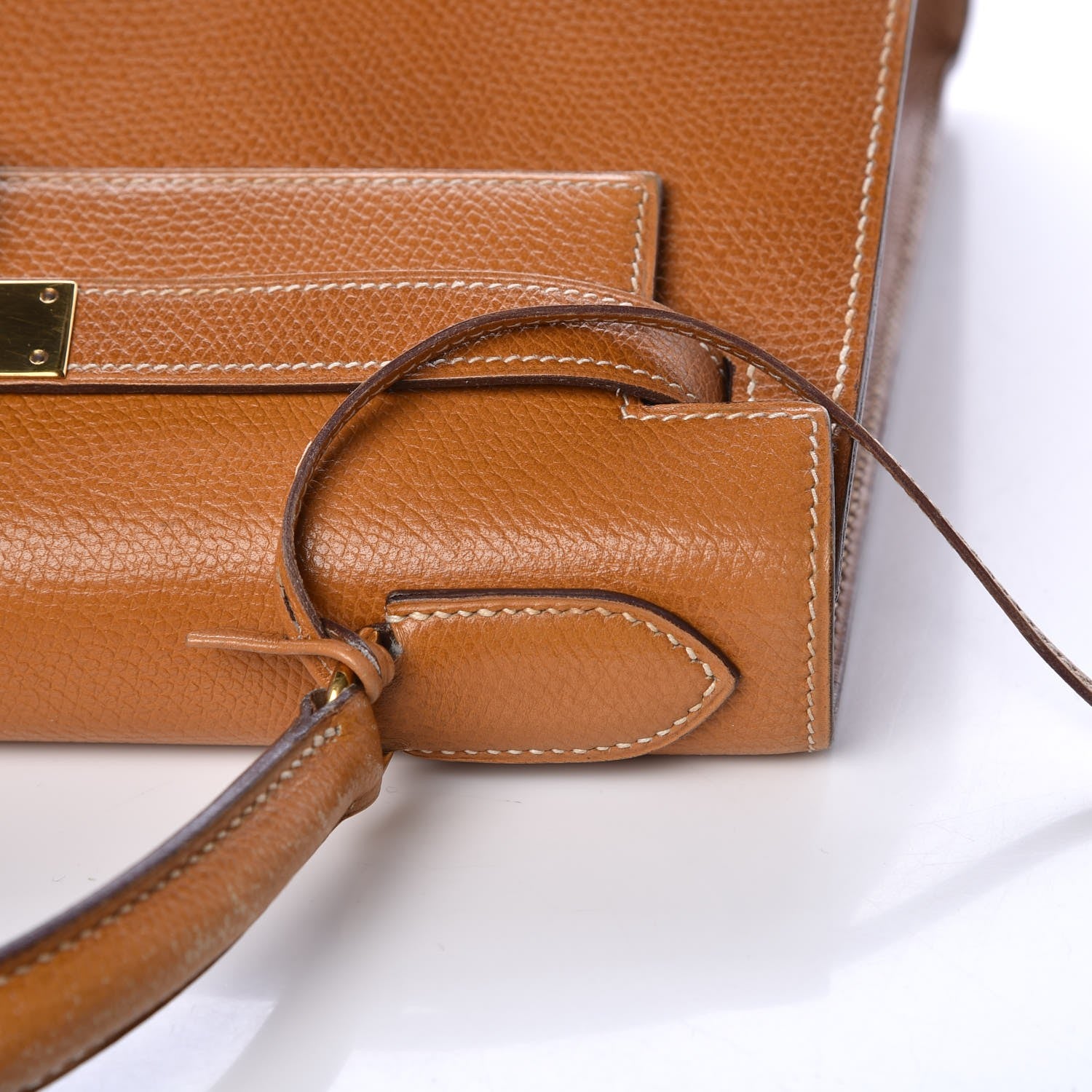 Hermes Courchevel Kelly Sellier 28 Gold 35 of 50