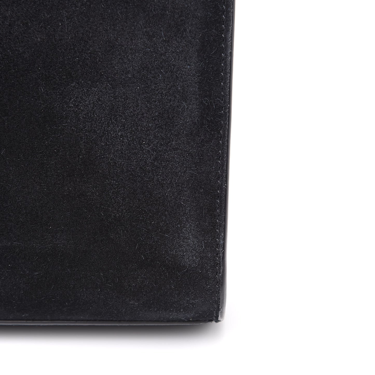 Suede Crystal Medium Classic Monogram Kate Satchel Black